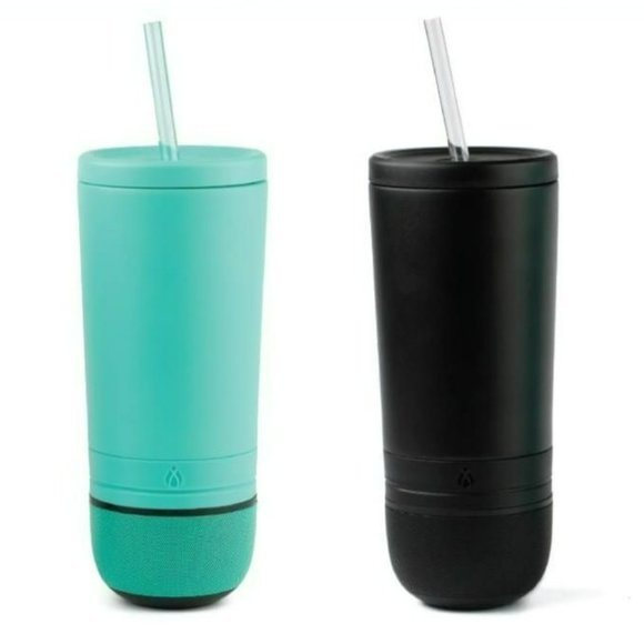 Manna Black‎ Wireless Speaker Tumbler 17oz  Bluetooth Music Speaker Tumbler - Picture 4 of 10